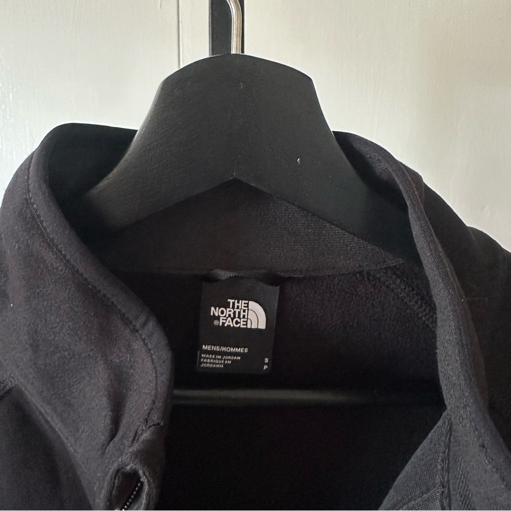 The North Face Black Performance Fleece Pull over 1/4 Zip Jacket Sz M - Picture 6 of 9